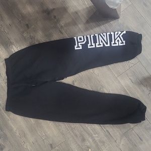 PINK Victoria's Secret Black Sweatpants